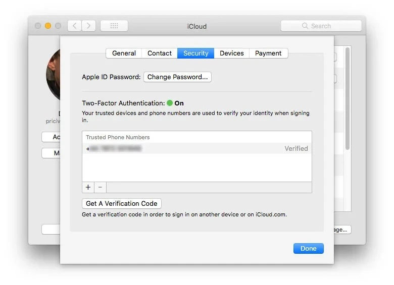 روش تنظیم تأیید هویت دو عاملی در آیفون، آیپد، مک