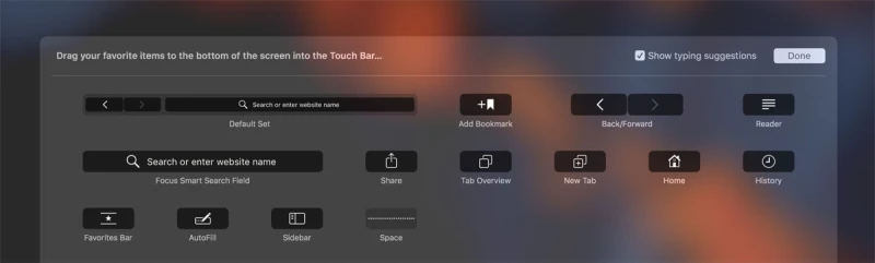 روش استفاده از نوار لمسی / Touch Bar در مکبوک پرو