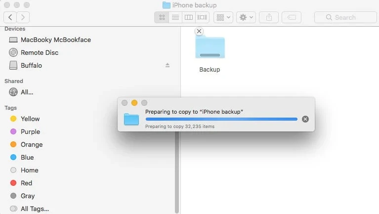 روش تهیه نسخه پشتیبان از آیفون یا آیپد در یک درایو خارجی