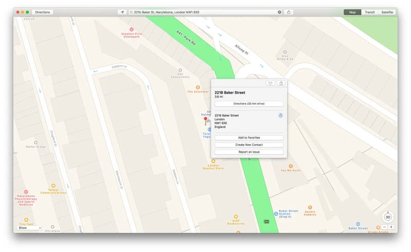 روش استفاده از نقشه اپل / Apple Maps در مک