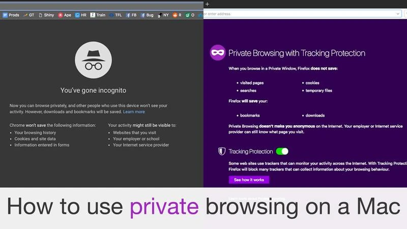روش استفاده از مرور وب محرمانه یا خصوصی در مک
