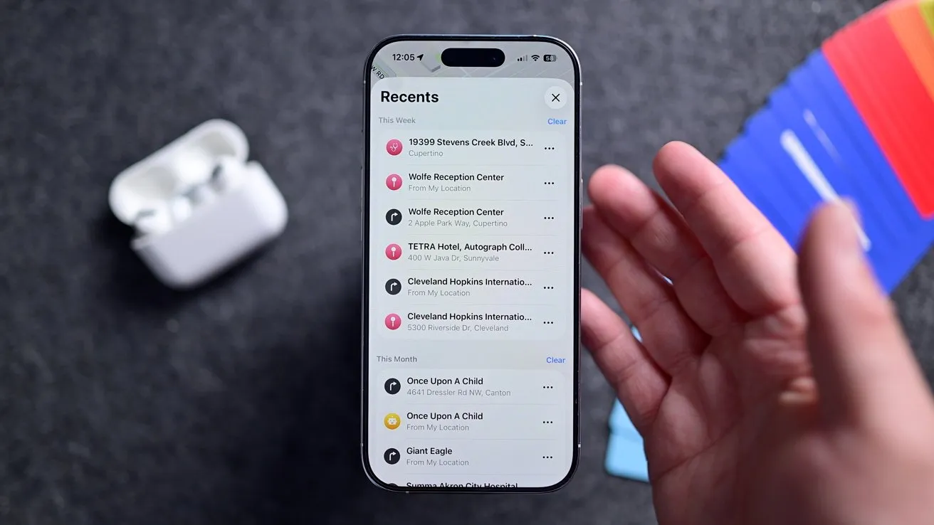 ذخیره مکان‌های بازدید شده در Maps