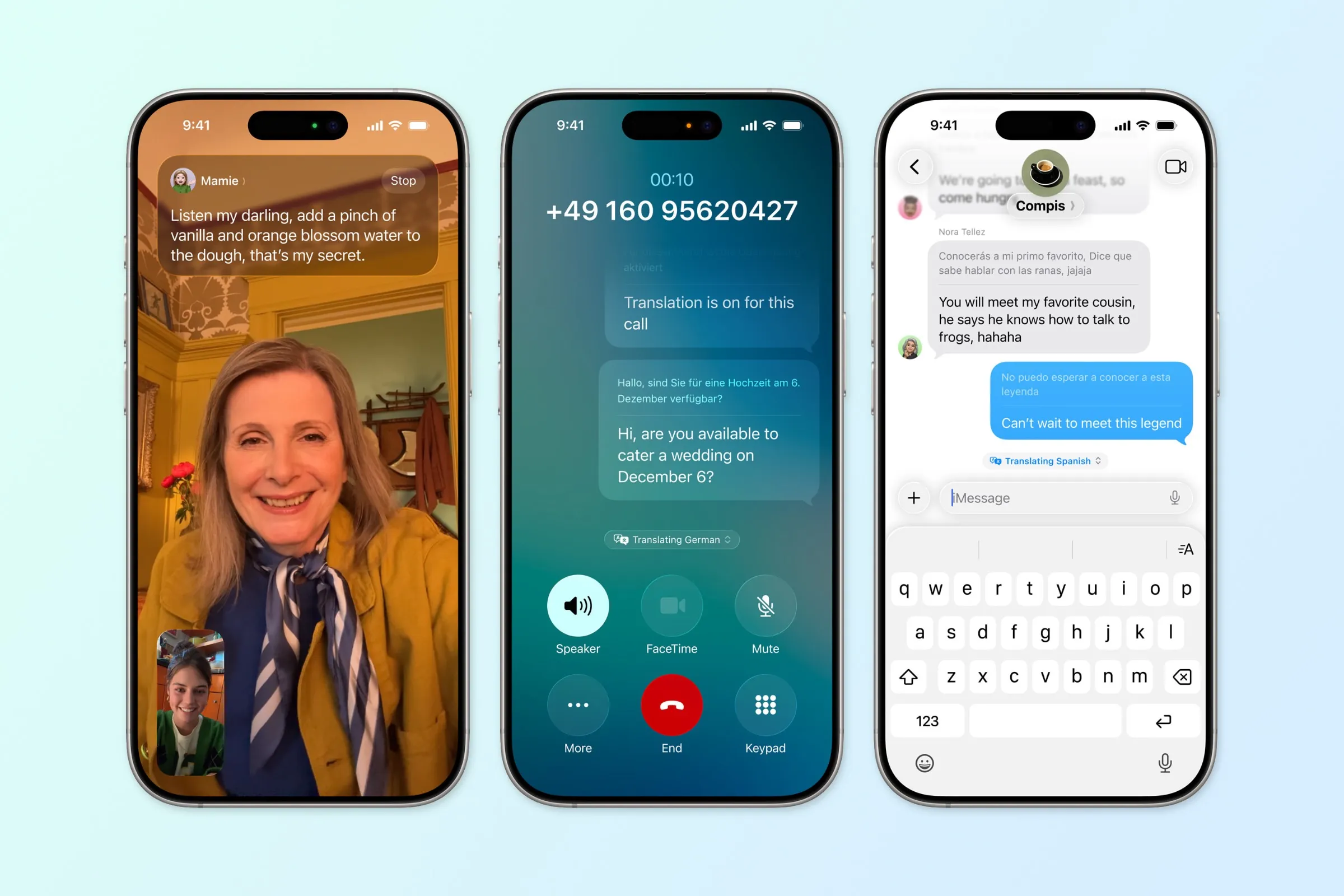 ترجمه زنده در iOS 26
