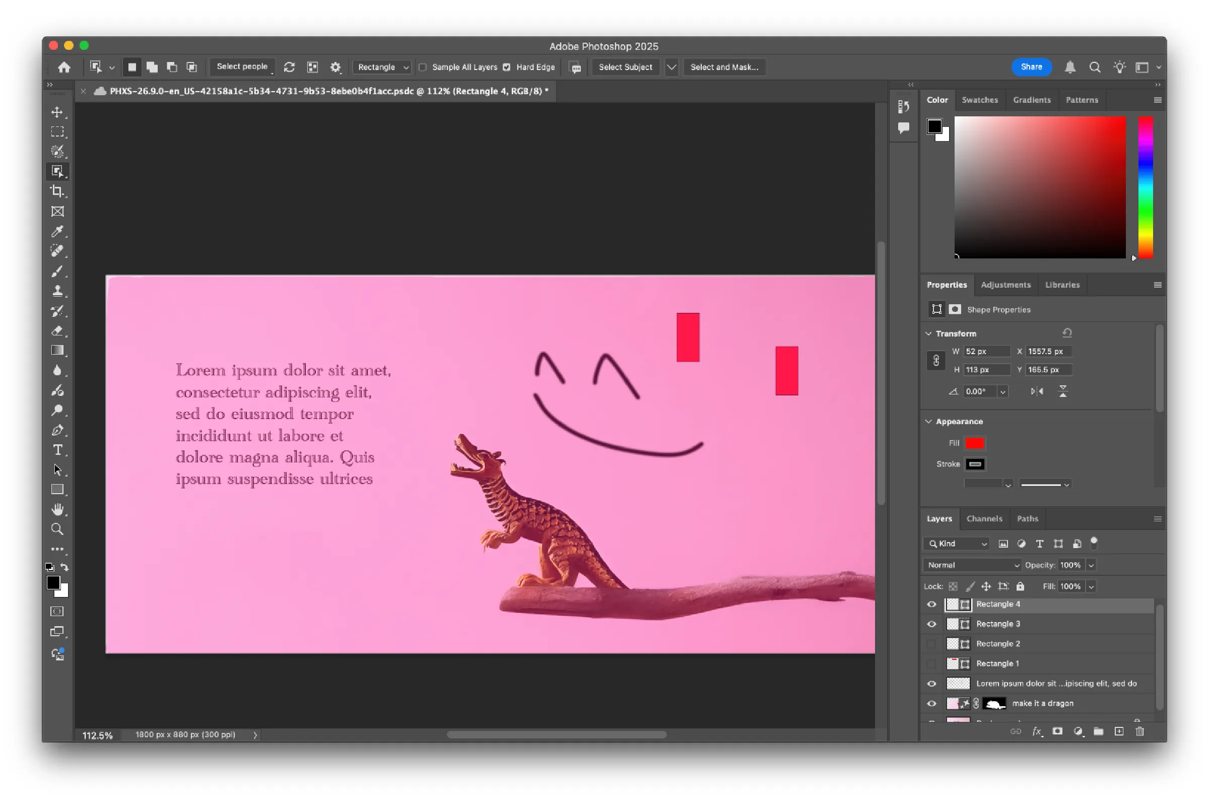 فعال‌سازی لایه‌های مختلف در فتوشاپ