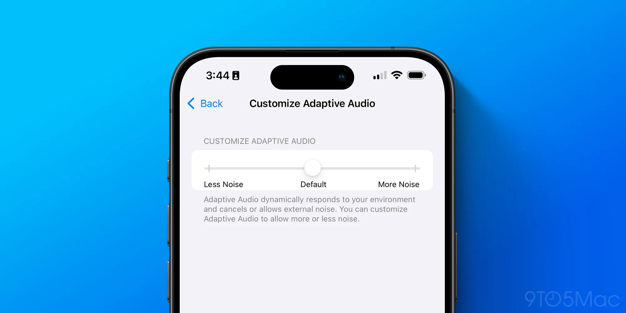 Adaptive Audio در ایرپاد