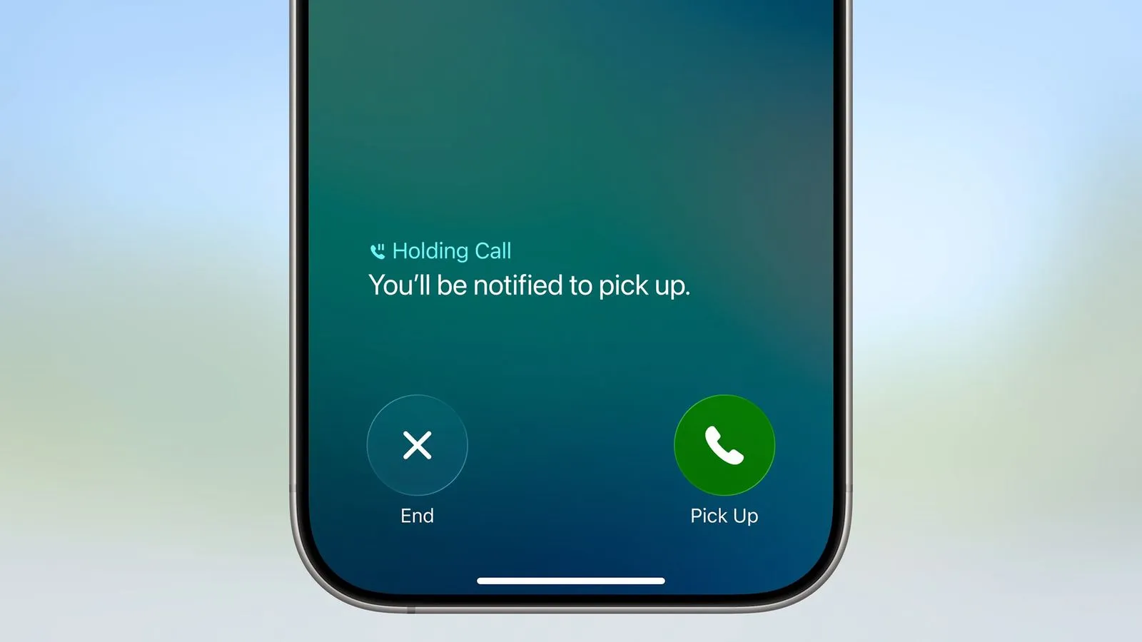 مانیتورینگ نگه داشتن تماس در iOS 26