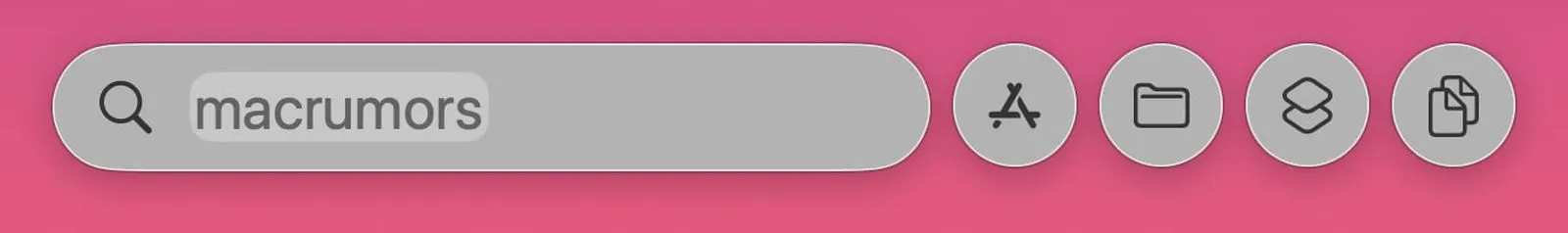 تاریخچه جست‌وجو در Spotlight macOS Tahoe