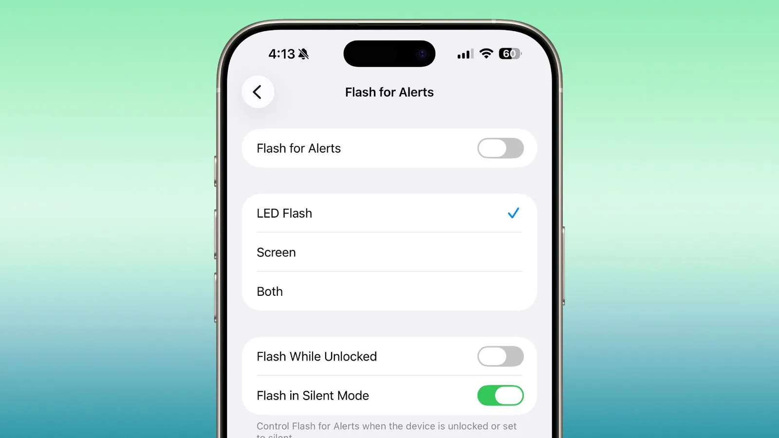 ios 26 2 flash alert