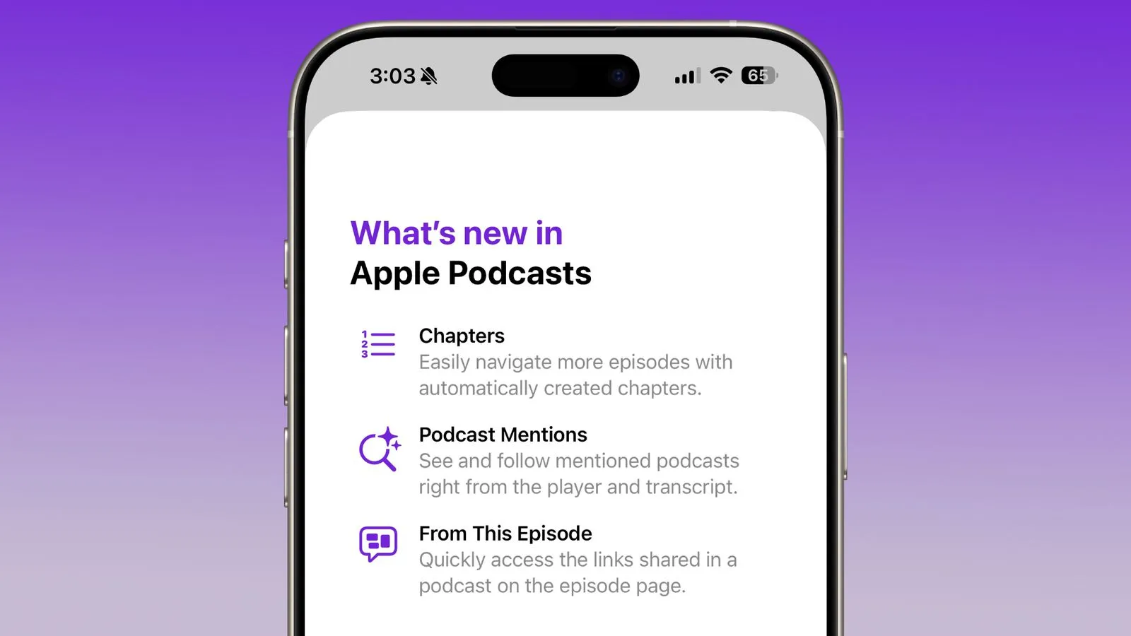 قابلیت‌های جدید اپ Podcasts در iOS 26.2