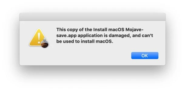 روش رفع خطای application is damaged, can’t be used to install macOS