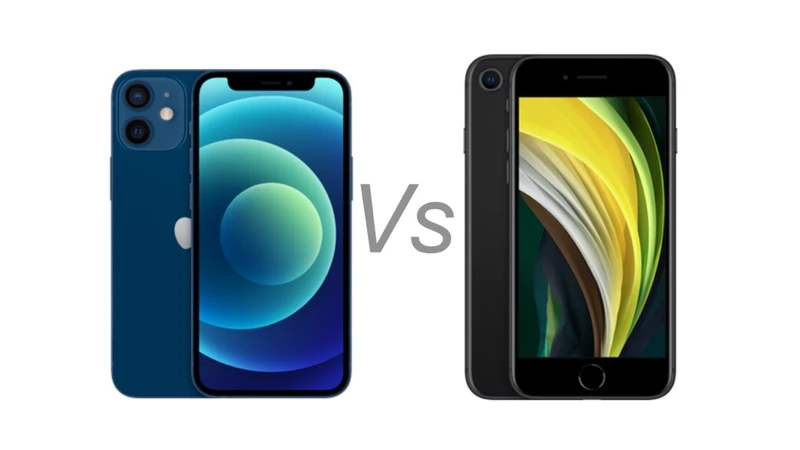 آیفون 12 مینی در مقایسه با آیفون SE