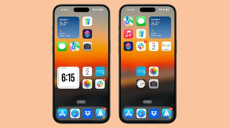 iOS 18 Home Screen Icons	