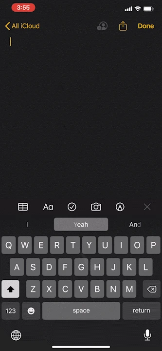 swipe keyboard